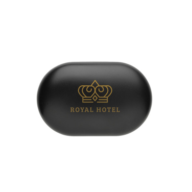 Logotrade promotional product picture of: Fitsound RCS recycled plastic open ear TWS earbuds