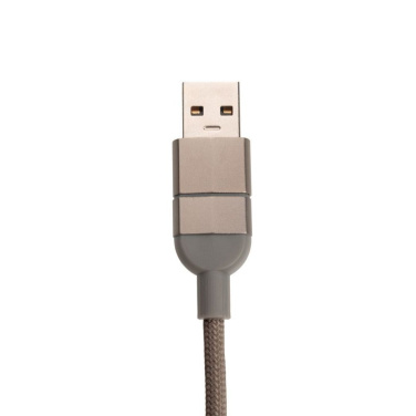 Logo trade promotional gifts image of: Charging cable with data transfer DONNES Pierre Cardin
