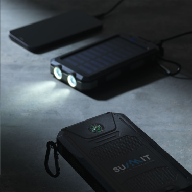 Logotrade promotional product image of: Trail RCS Solar Charger Compass 8000