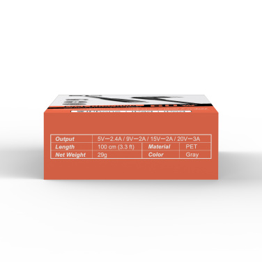 Logo trade promotional product photo of: DATA TRANSFER CABLE Boost Link Nylon LK50CL Type C Lightning