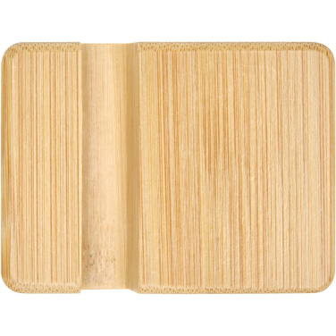 Logotrade promotional giveaway image of: Ebla bamboo phone stand