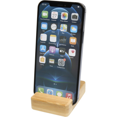 Logotrade promotional products photo of: Ebla bamboo phone stand
