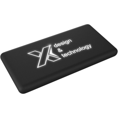 Logo trade promotional merchandise photo of: SCX.design P30 8000 mAh light-up solar power bank