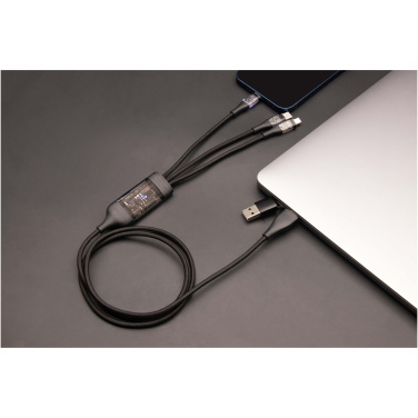 Logotrade promotional products photo of: SCX.design C50 5-in-1 fast charging 100W/5A cable with digital display