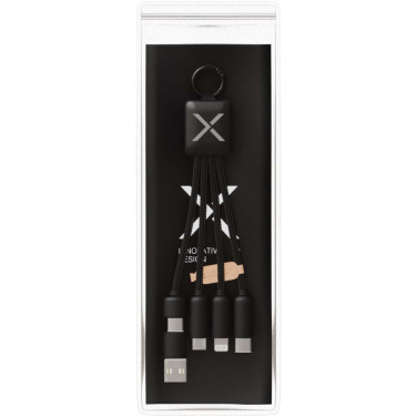 Logo trade advertising products picture of: SCX.design C13 15W 5-in-1 charging cable