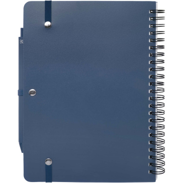 Logotrade promotional merchandise picture of: Thalaasa A5 ocean-bound hard cover notebook with ballpoint pen (black ink)