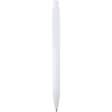 Logo trade promotional giveaway photo of: Unica recycled plastic ballpoint pen (blue ink)