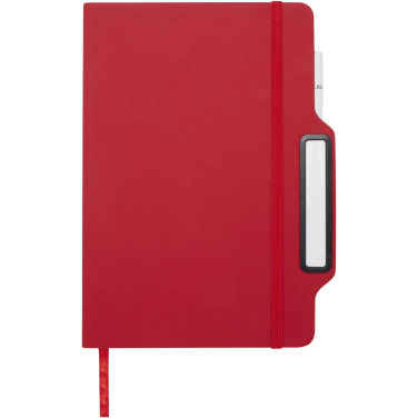 Logotrade promotional merchandise picture of: Nexus A5 hard cover notebook with pen and pencil combo (black ink)