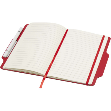 Logotrade promotional giveaway picture of: Nexus A5 hard cover notebook with pen and pencil combo (black ink)