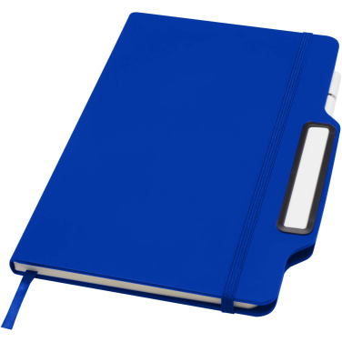 Logotrade promotional product picture of: Nexus A5 hard cover notebook with pen and pencil combo (black ink)