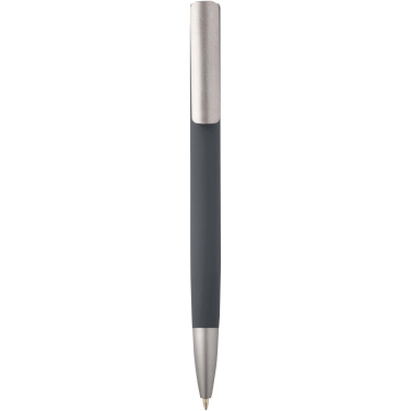Logo trade promotional items image of: Ziggur aluminium ballpoint pen (blue ink)