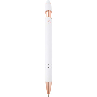Logotrade promotional item picture of: Nanna ballpoint pen with rose gold finish (blue ink)