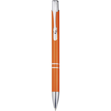 Logo trade promotional gift photo of: Moneta recycled aluminium ballpoint pen (blue ink)