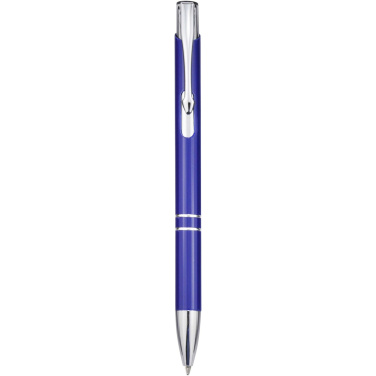 Logotrade corporate gift picture of: Moneta recycled aluminium ballpoint pen (blue ink)