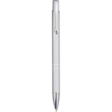 Logo trade business gifts image of: Moneta recycled aluminium ballpoint pen (blue ink)