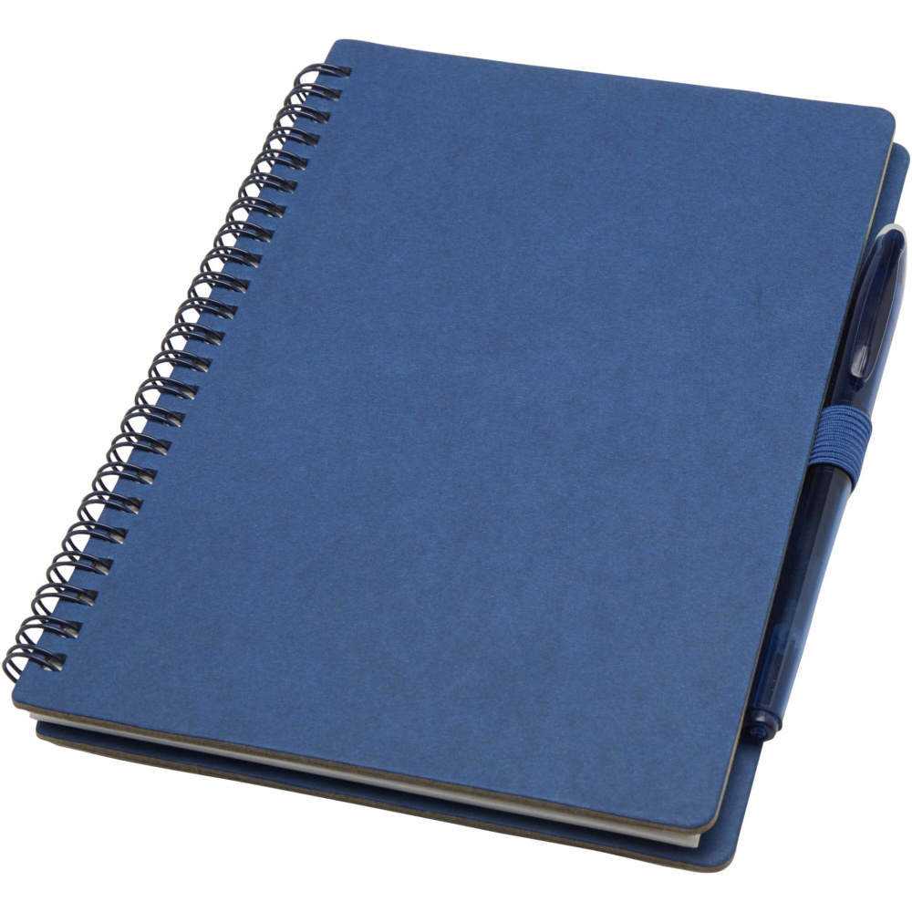 Logo trade advertising products picture of: Slate reusable soft cover notebook and pen set (black ink)