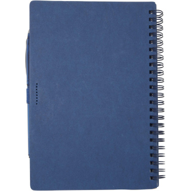 Logo trade promotional products picture of: Slate reusable soft cover notebook and pen set (black ink)