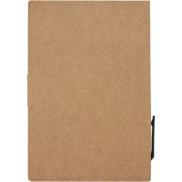 Logo trade promotional merchandise image of: Swift sticky notes booklet with ballpoint pen (black ink)