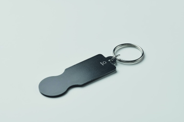 Logotrade promotional giveaways photo of: Key ring with trolley token