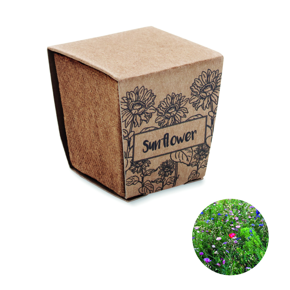 Logotrade promotional product picture of: Sunflower growing kit