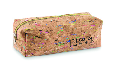 Logotrade promotional merchandise photo of: Coloured cork pencil case