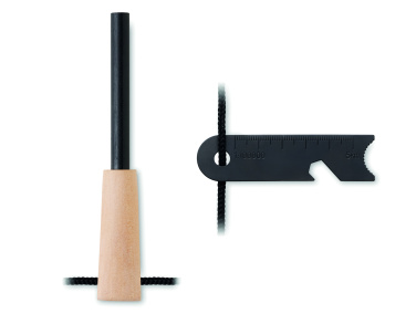Logo trade corporate gifts image of: Pine wood fire starter tools