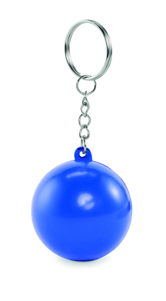 Logo trade promotional items image of: PU ball shape key ring