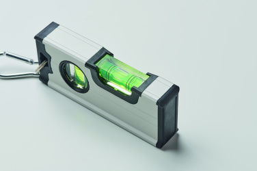 Logo trade promotional giveaways image of: Mini magnetic aluminium level