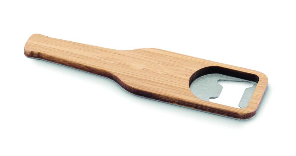 Logo trade advertising product photo of: Bamboo bottle opener