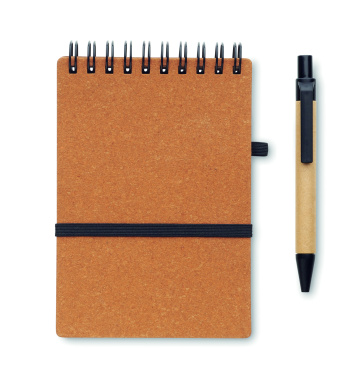 Logotrade corporate gift image of: Recycled notebook with ball pen