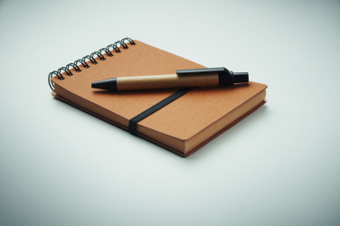 Logotrade corporate gift image of: Recycled notebook with ball pen
