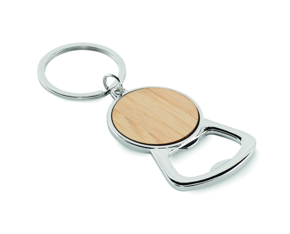 Logo trade promotional merchandise image of: Recycled aluminium key ring
