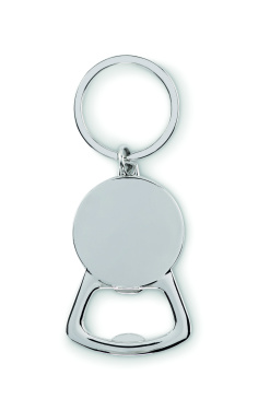 Logotrade promotional giveaway image of: Recycled aluminium key ring