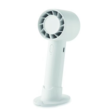 Logo trade corporate gifts image of: Small portable fan 2000 mAh