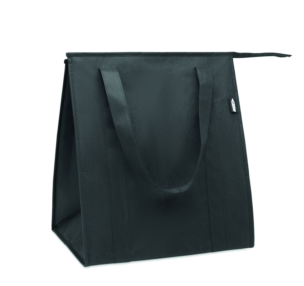 Logotrade promotional giveaway image of: Non woven RPET cooler bag