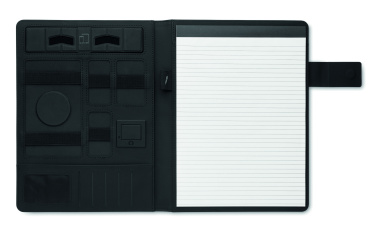 Logo trade advertising products picture of: A4 folder and wireless charger