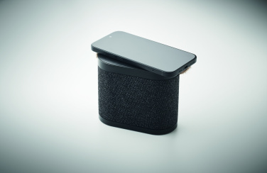 Logo trade promotional merchandise photo of: 15W wireless charger speaker