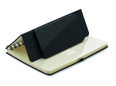 Logotrade advertising product picture of: A5 notebook with phone holder