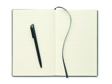Logo trade promotional gifts picture of: A5 PU notebook with pen