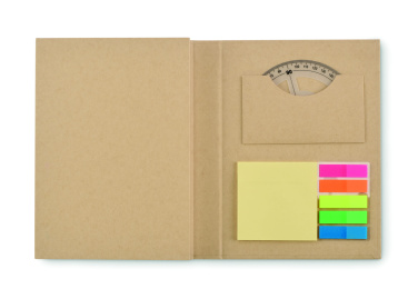 Logo trade business gifts image of: Stationary set with notepad