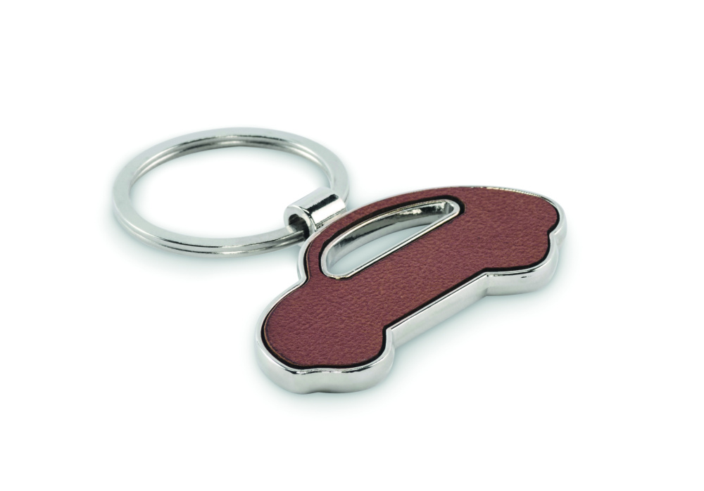 Logotrade business gifts photo of: Car shaped key ring