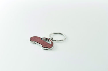 Logo trade advertising product photo of: Car shaped key ring