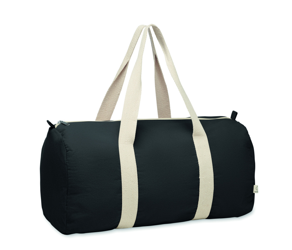 Logo trade promotional products picture of: Recycled cotton sports bag