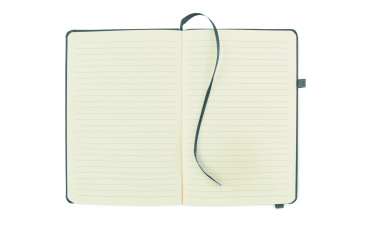 Logo trade promotional gift photo of: Recycled Leather A5 notebook