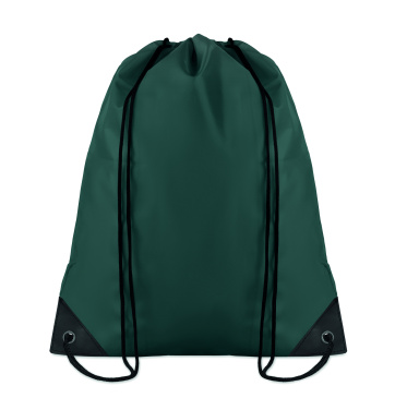 Logo trade promotional giveaways picture of: 190T Polyester drawstring bag
