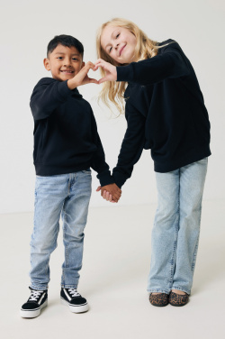 Logo trade promotional gifts picture of: Iqoniq Yengo kids recycled cotton hoodie with sidepockets