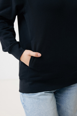 Logo trade promotional merchandise photo of: Iqoniq Yengo recycled cotton hoodie with sidepockets