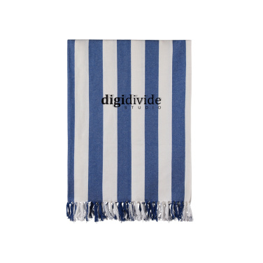 Logotrade promotional giveaway image of: VINGA Ornos GRS recycled cotton hammam towel