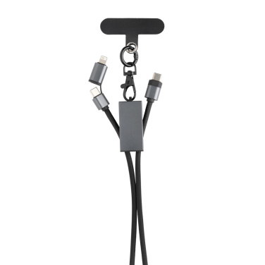 Logotrade business gift image of: Terra RCS recycled PET phone cord with dual charge cable