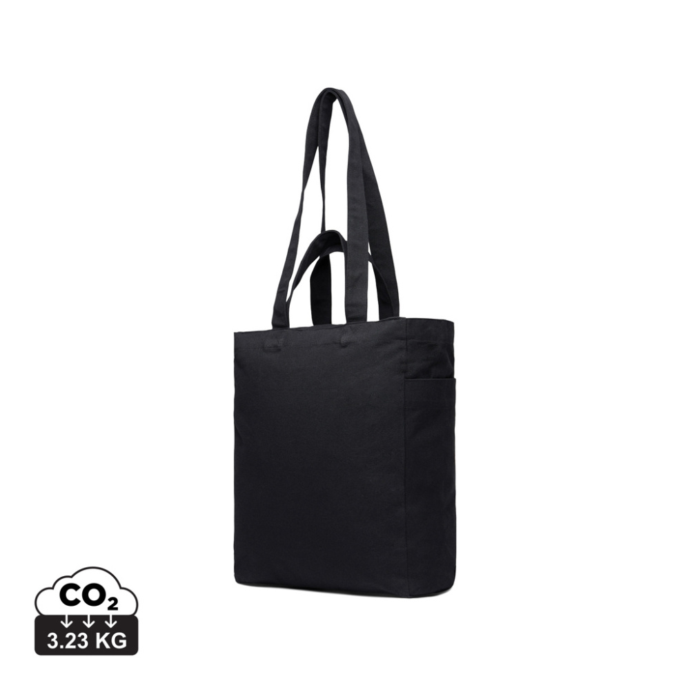 Logo trade business gift photo of: VINGA Hilo AWARE™ recycled canvas zip tote